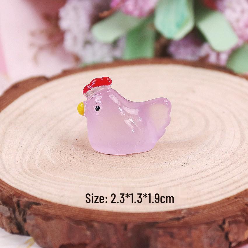 DIY 3D Luminous Chick Resin Ornaments: Micro Landscape and Photography Props with Small Animal Designs