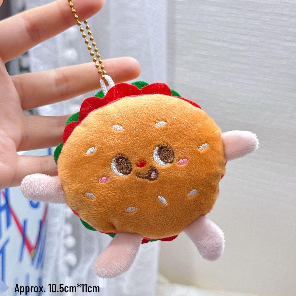 Plush Keychain Charm: Small Pendant Doll for Events & Street Stalls