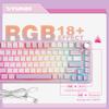 YUNZII B75 PRO 75% Gasket Gaming Keyboard Wireless Mechanical Keyboard BT2.4GWired Wireless Hot Swap Equipped with RGB Custom Keyboard with Knob for