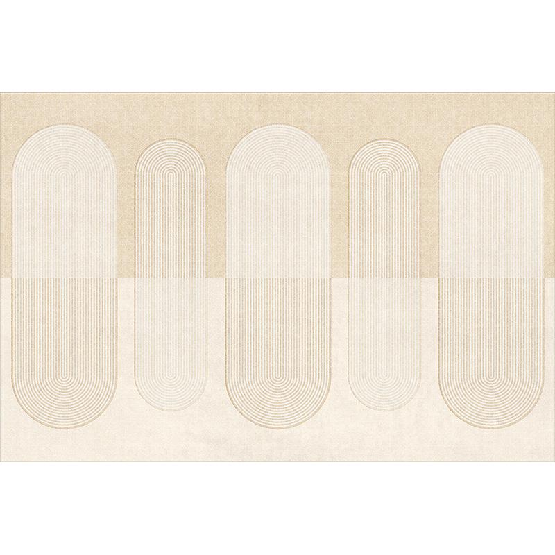 Covor de living crem cu bucle de catifea - impermeabil, decorațiuni dormitor și casă 2024