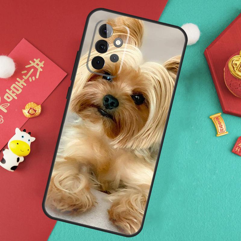 Yorkshire Terrier Dog Case For Samsung Galaxy A17 A55 A35 A15 A32 A52 A13 A33 A53 A14 A34 A54 A06 A16 A26 A36 A56