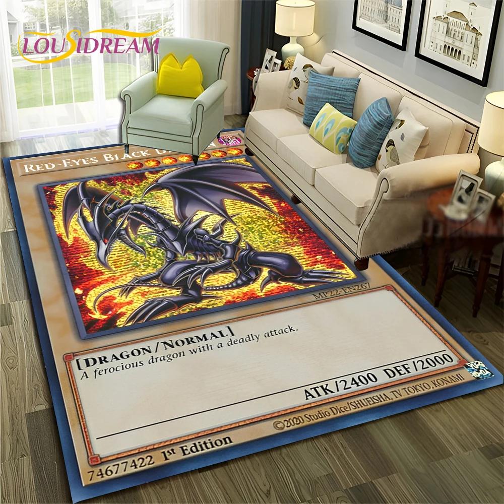 Cartoon Anime MONSTER CARD Carpet Rug for Home Living Room Bedroom Sofa Doormat Decor,kids Area Rug Non-slip Floor Mat
