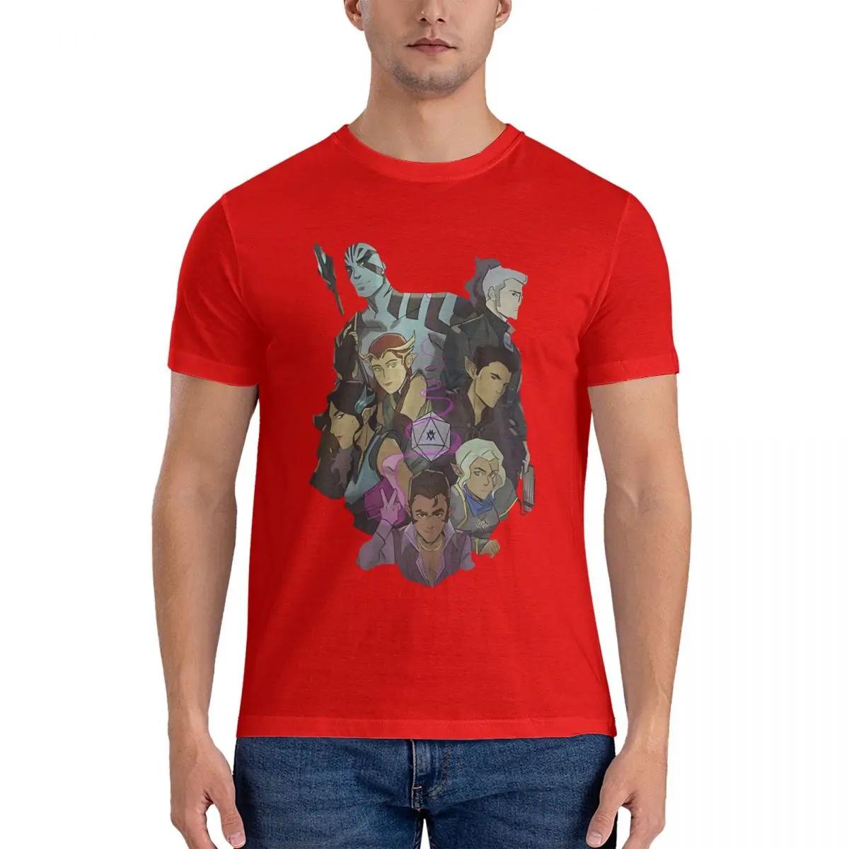 

Together T Shirts Mens Cotton Casual TShirt Round Collar TThe Legend Of Vox Machina Tee Shirt Short Sleeve Tops Adult S