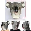 Funny Gray Koala Mask Latex Headpiece Ideal For Halloween Parties And Costumes