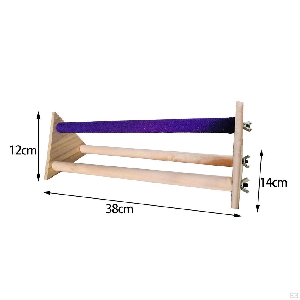 1pc Perch Stand Toy For Large Bird Parrot Hens Macaw