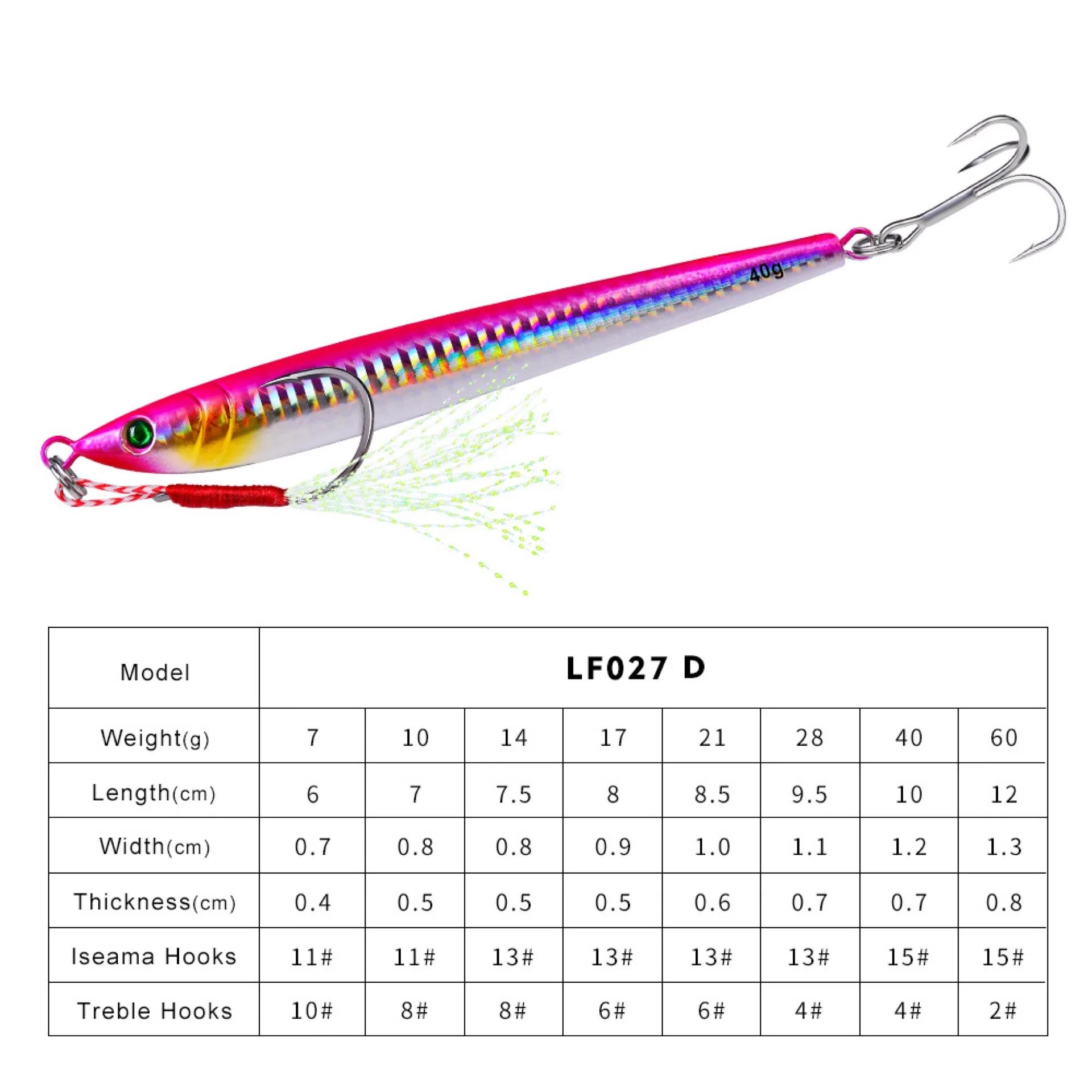 

14gMetal Lure Bait Bionic Fake Bait Long Casting Special Bass Pike Universal Freshwater Saltwater Fishing Hard Bait 14G