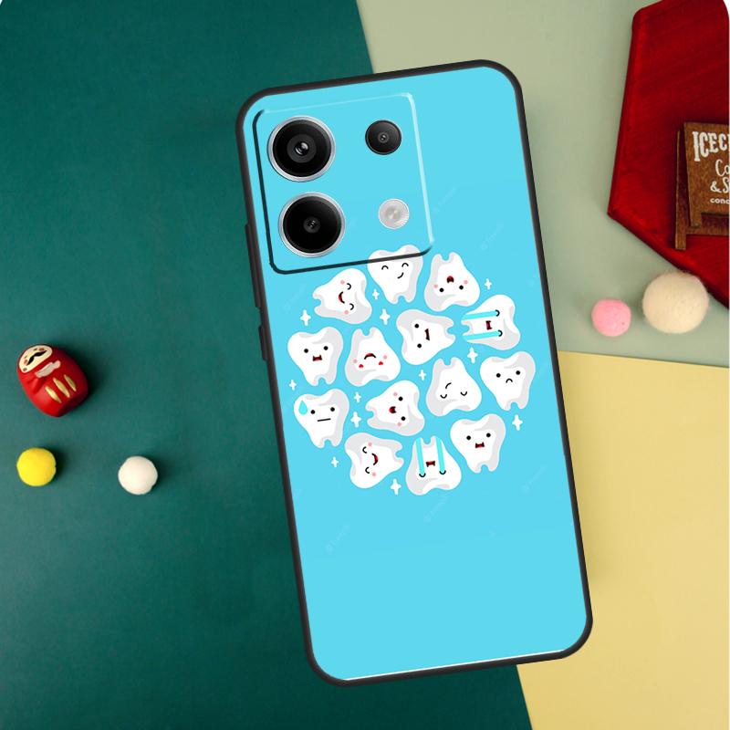 Funny Dentist Dentistry Case For Xiaomi Redmi Note 12 11 10 9 13 Pro Plus 9S 10S 11S 12S Redmi 13C 9C 10C 12C Cover