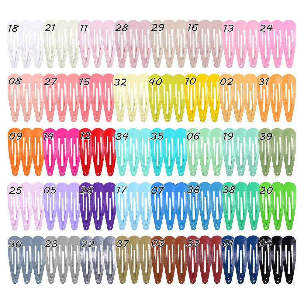 10pz Nuovi Fermagli per Capelli Colorati a Forma di Goccia d'Acqua Dolci Fermagli per Capelli Barrettes Slid Clip Accessori per Capelli alla Moda per Donne Ragazze