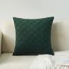 New Dutch Velvet European Style Model House Plaid Embroidered Diamond Pattern Pillowcase Fashionable Ins Style Pillowcase