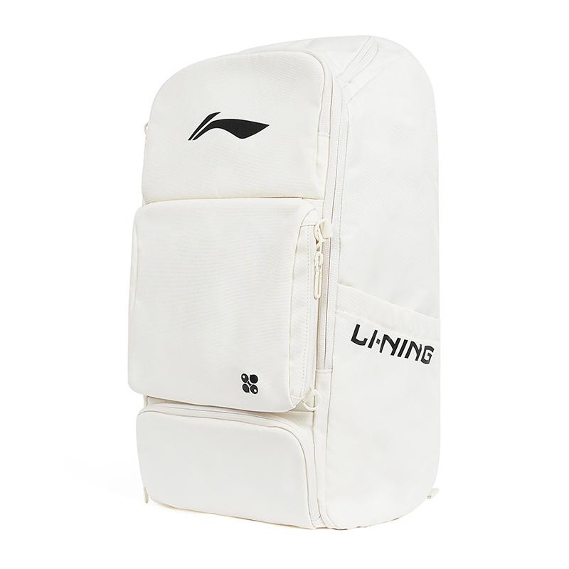 Li Ning Polyester Backpack Regular Unisex Black & Shadow Gray ABSV255-1
