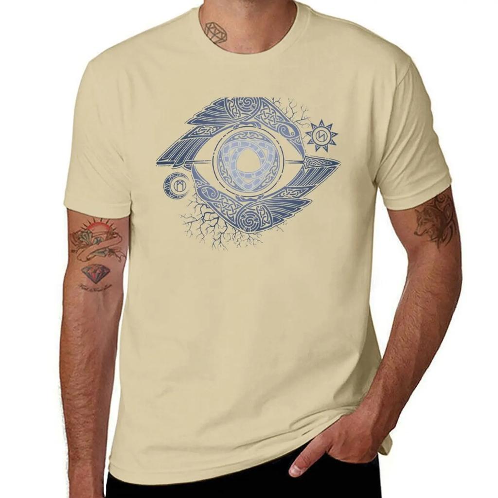 ODIN'S EYE T-Shirt korean fashion oversizeds Short sleeve tee