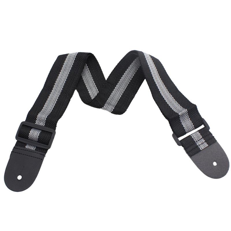 Fashion Stripe Adjustable Guitar Strap Electric Acoustic Bass Guitar Strap Ukulele Belt