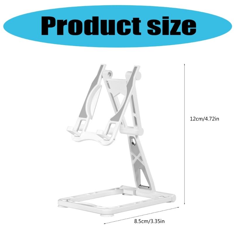 Phone Holder Built in Wireless Charging Slot Height Adjustable Stand for Phone 16 15 14 Tabletop Support Cradle