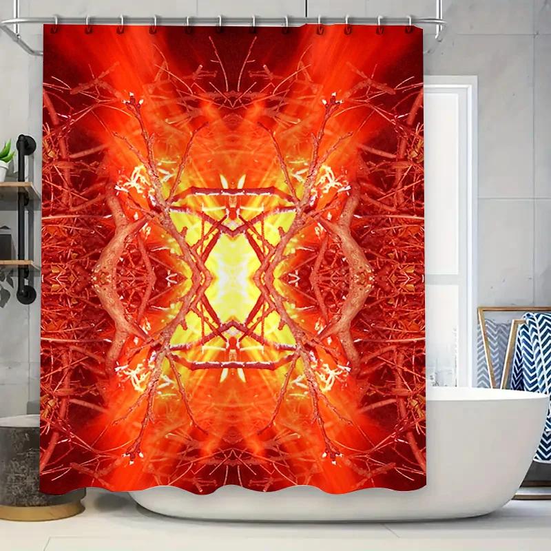 

Vintage Phone Girl Shower Curtain Pin Up Art Decor For Bathroom 120x180cm