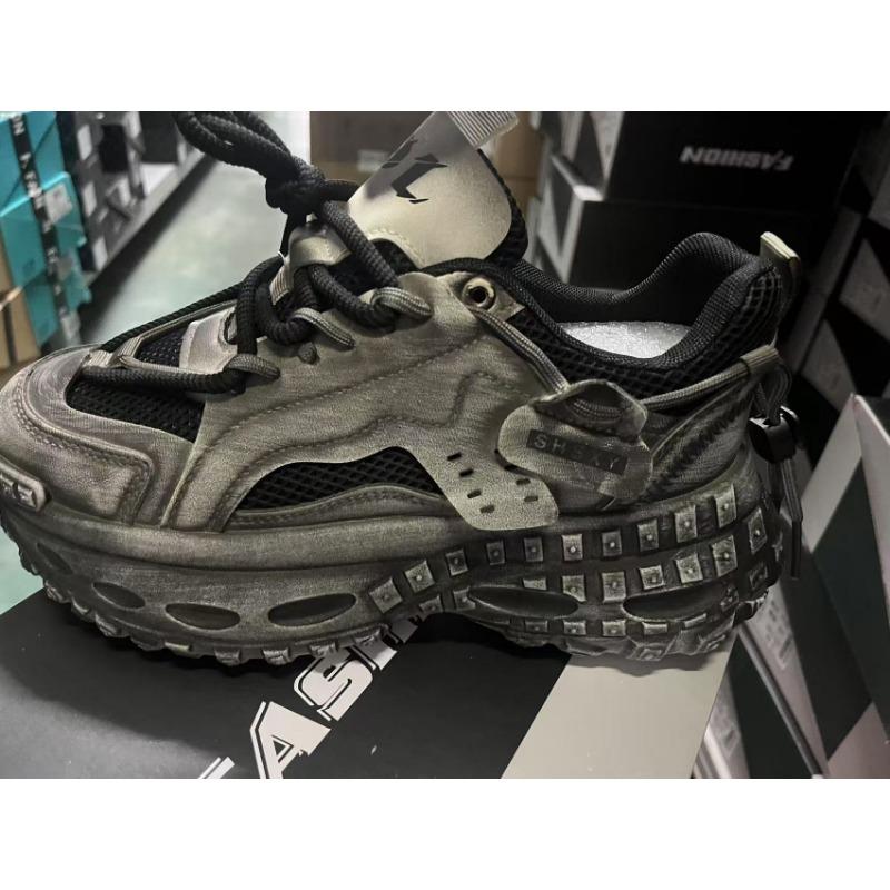 Thick Soled Men s Shoes Breathable MeshSports Leisure Anti Slip Student Shoes 39