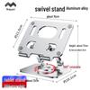 360° Rotating Aluminum Tablet Stand: Foldable Desktop Holder for iPad - Ideal for Learning and Video Watching