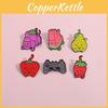 Charming Cute Cartoon Fruit Brooches Featuring Adorable Strawberry Watermelon Grape Designs
