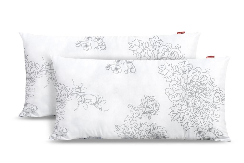 Anti-Allergy Pillow Microfiber Floral Silicone Various Sizes