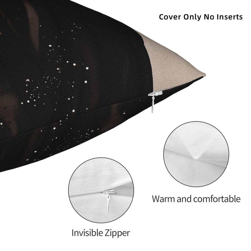 Povlak na polštář F-Finn Wolfhard Vtipný povlak na polštář na židli pohovku bytový dekor povlaky na polštáře