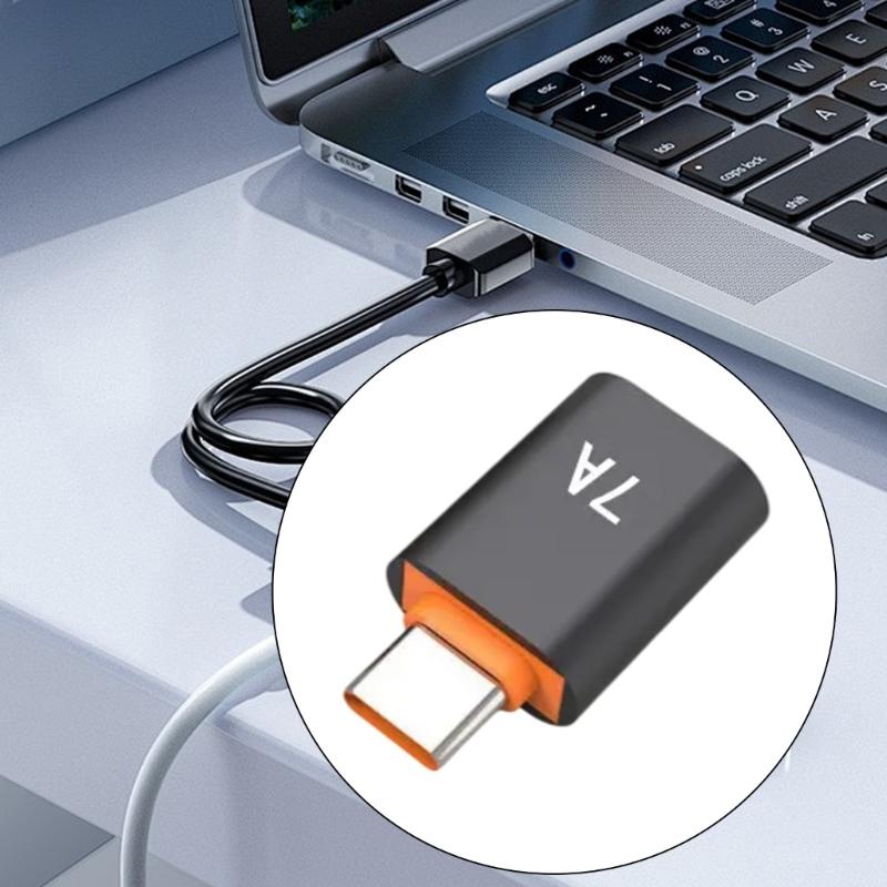 USB 3.0 Type C OTG Converter Speed Data Transfer Adapter Supports 5Gbps Bandwidth & 7A Charging for Phone Tablet