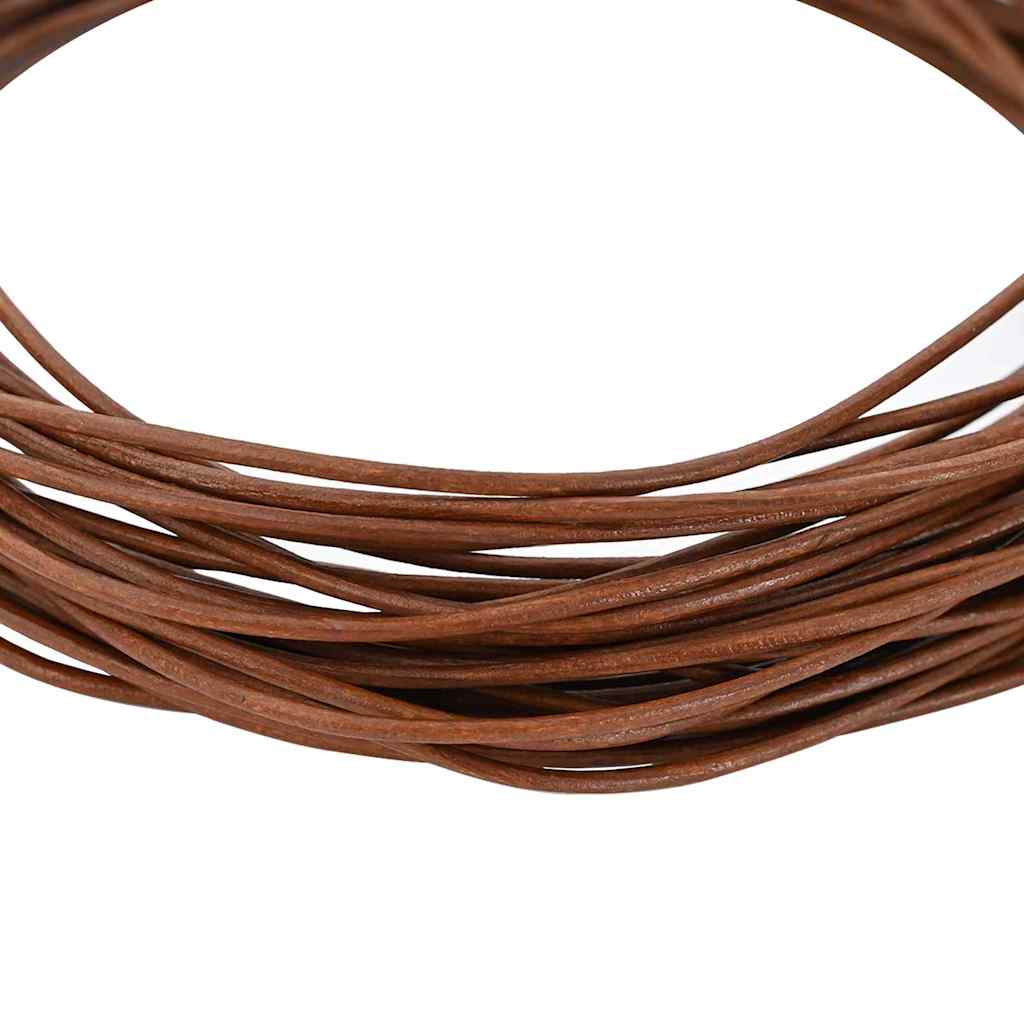 Leather Cord Light Brown Ø1 mm x 5 m Leather