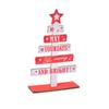 Merry Christmas Xmas Wooden Decorations DIY Christmas Signs Plaque  New Year