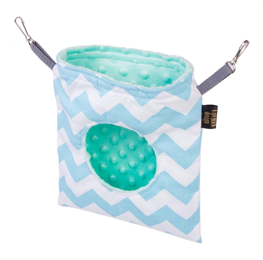 Feeder for Rodents Zigzag + Minky Mint