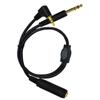 Gold-Plated 6.35mm 1/4" Female to 6.35mm 1/4" Male Cable Stereo Audio Adapter Y Splitter Cable 6.35mm to 3.5mm Male
