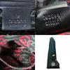 Used GUCCI Tote Bag Newbrit Double G 162094 Interlocking Leather Black Shoulder