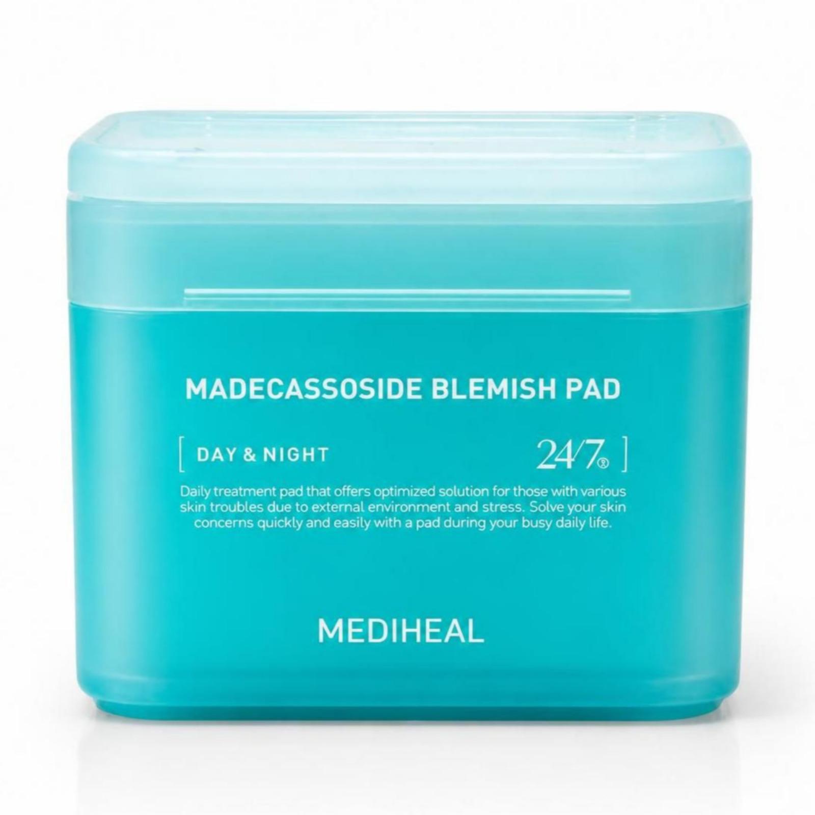 Mediheal Madecassoside Blemish Pad Skin Soothing & Post-Acne Care Toner Pads 100 Pads