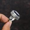 Faceted Tanzanite Quartz Ring 925 Sterling Silver Ring Vintage Jewelry Natural Gemstone Handmade Ring Gift For Mother Available In Ring Size