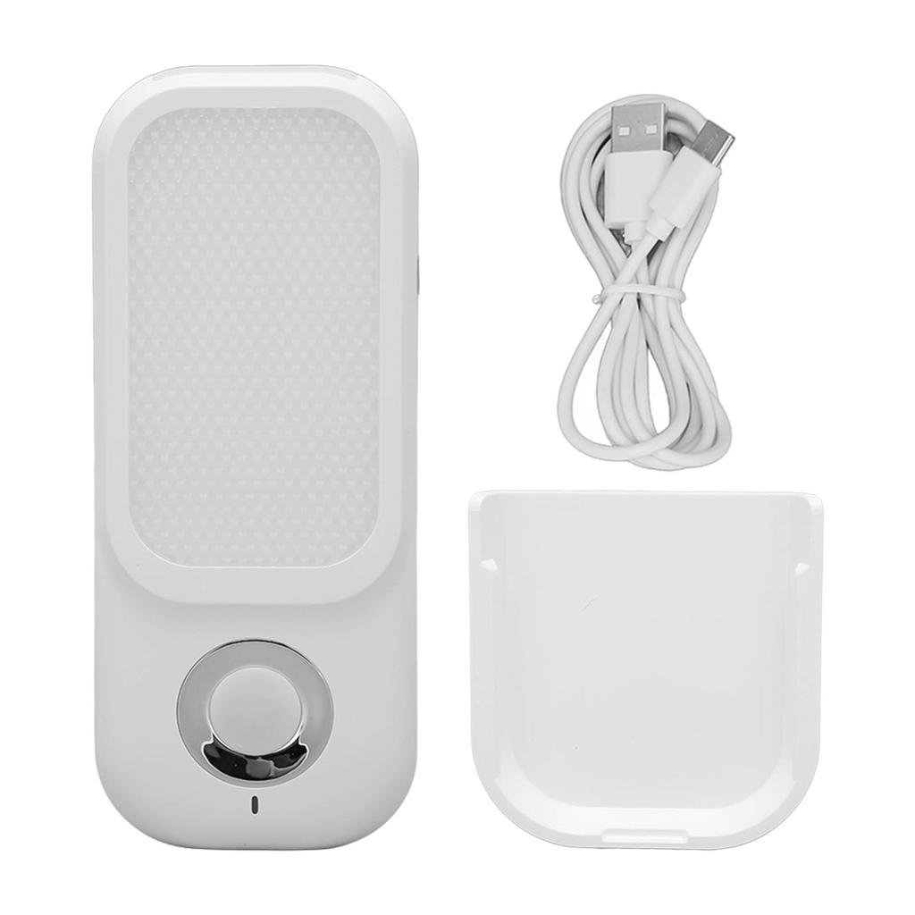 Sensor Wall Light USB Charging Wireless 3 Light Colors Silver LED Sensor Night Light for Bedroom