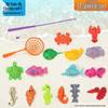 Children's Magnetic Fishing Toy Pool: Pretend Play & Educational Summer Water Game for Boys & Girls