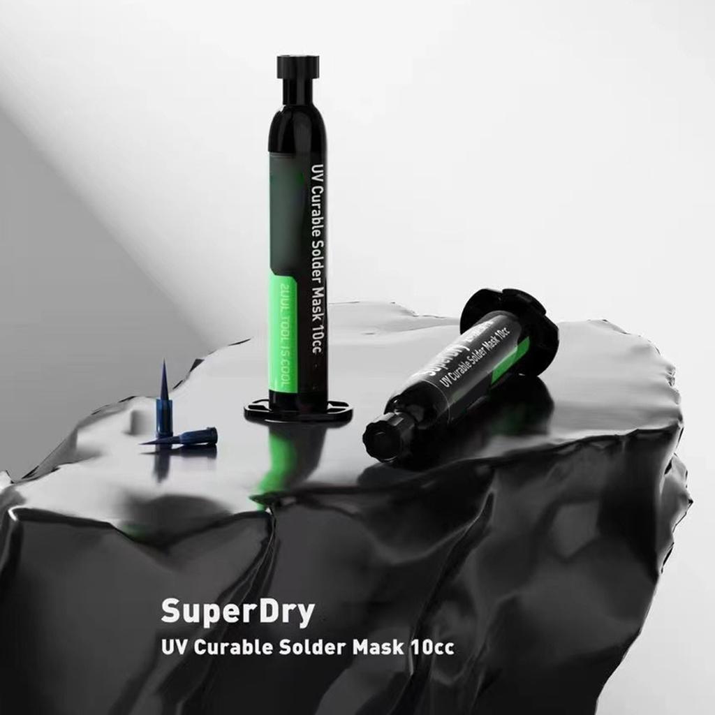 SC55 Hurtigtørkende Herdbar Loddemaske 10CC For Telefonreparasjon Hoppende Ledning Hurtigtørkende Herding SveisePastaer Fluks Olje Verktøy