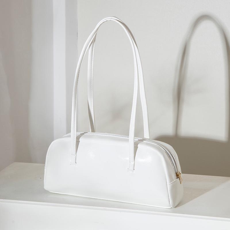 Modische Damen-Baguette-Umhängetasche mit großem Fassungsvermögen 2025 - Nischen-Boston-Design-Achseltasche