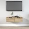 VidaXL Wall Cabinet Sonoma Oak 68x30x20 Cm Engineered Wood 811397