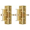 2Pcs 90 Degree Positioning Hinge Buffer Rebound Device Automatic Door Closing Device Spring Position Hinge Door Closer