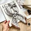 Spring and Autumn thin flight attendant occupation small scarf headscarf small square scarf female foreign style literary Korean versatile cartoon sil
