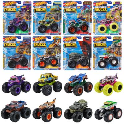 Hot Wheels Monster Truck Assortment Mini Carros Caixa Anos Antigos e 164 [8 Vendidos] [3 Acima] 984D-FYJ44