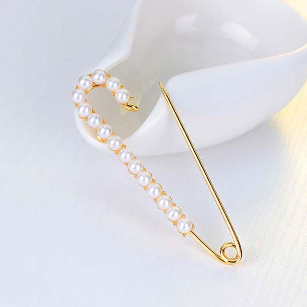 Coat Safety Pin Enamel Zinc Zinc Alloy Butterfly Simulated Pearl Bow Corsage Accessories Brooches Pin Jewelry