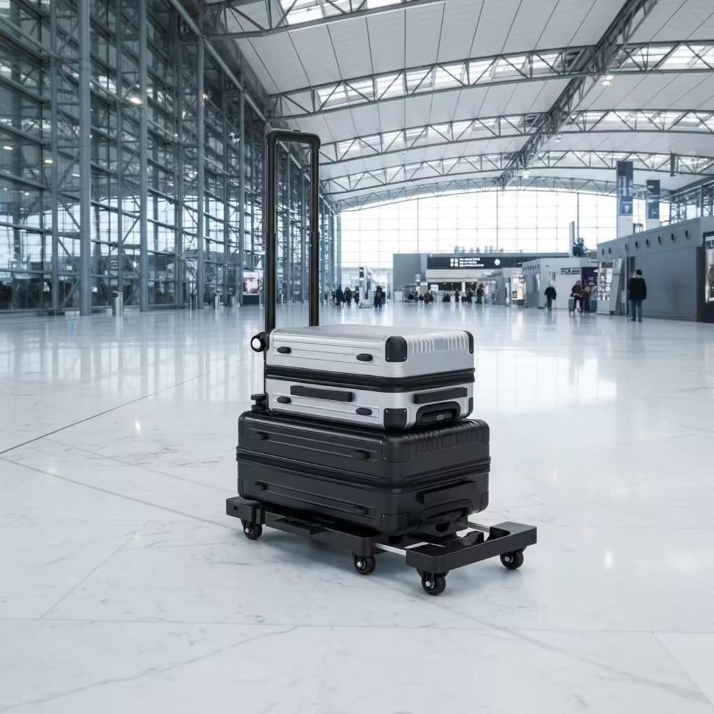 Foldable Hand Truck Telescopic Extendable Surface Cart Compact Folding