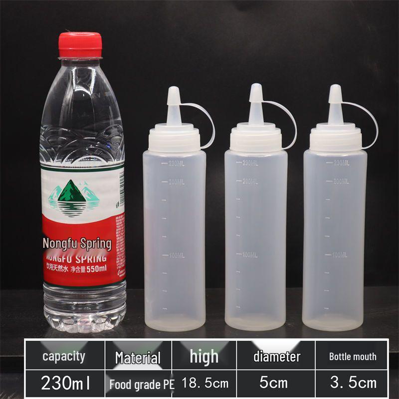 

Free Shipping: Multi-use Plastic Squeeze Bottles for Sauces, Jam, Salad Dressing, and Oyster Sauce Red Pack of 3