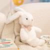 25CM Kawaii Cartoon Simulation Anime Bow Tie Long Eared Rabbit Stuffed Animal Plush Toy Children's Rabbit Handmade Doll Gift