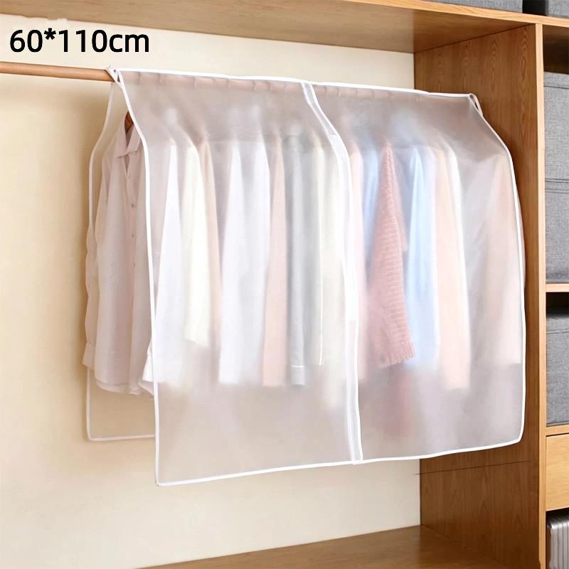 Clothing Dust Cover Durable Waterproof Dustproof Garment Protector for Seasonal Clothes Suit Jacket Travel Home Storage