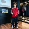 Zweiteiliges Sweatshirt-Set für Jungen Lässiges Herbst-Outfit