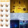5/10PCS 20LED Solar Wine Bottle Cork String Lights Copper Wire Fairy Lamp for Christmas Wedding Party Garden Outdoor Decor