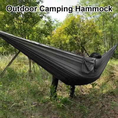 High Strength Parachute Fabric Outdoor Camping Hammock Hanging Bed  Travel Adventures