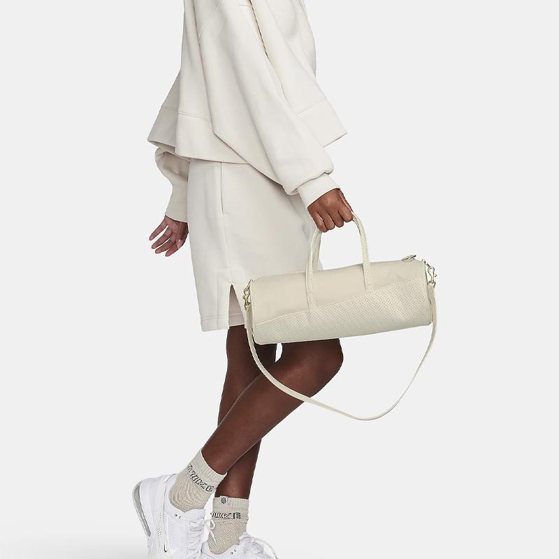 Nike Canvas Tote Bag Canvas Bag Portable Crossbody Bag Shoulder Bag Regular Women's White Casual DQ5812-110