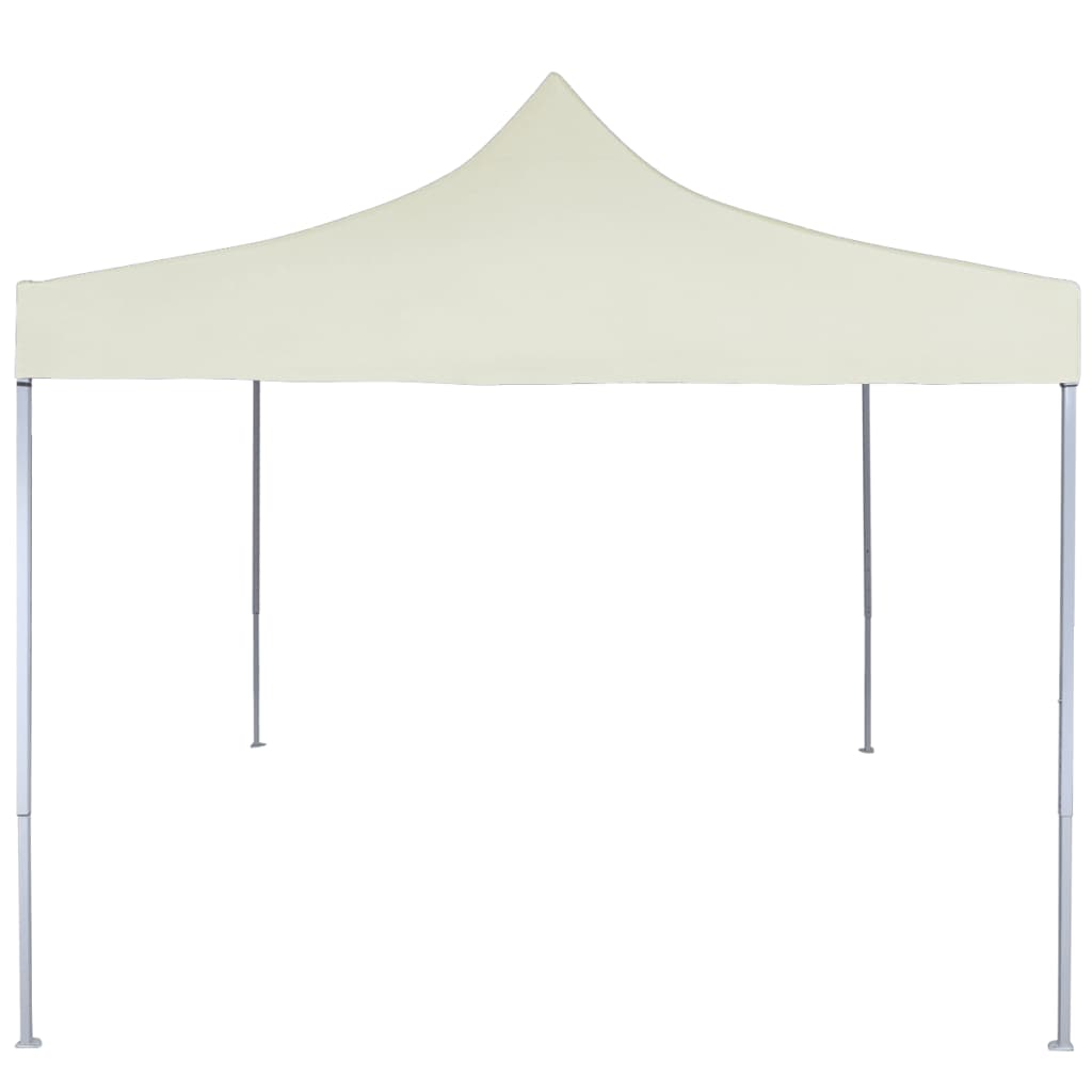 Profi Party Tent Foldable 2*2 M Steel Frame Cream