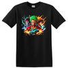 Roronoa Zoro Monkey D Luffy Anime T Shirt W/ Pirate Crew Car Action Lightning